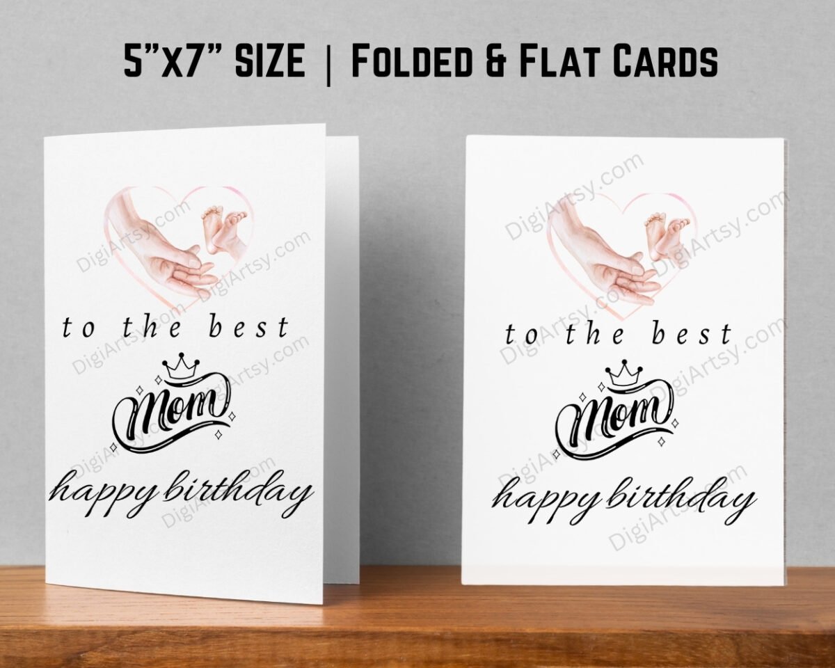 Happy Birthday Mom card