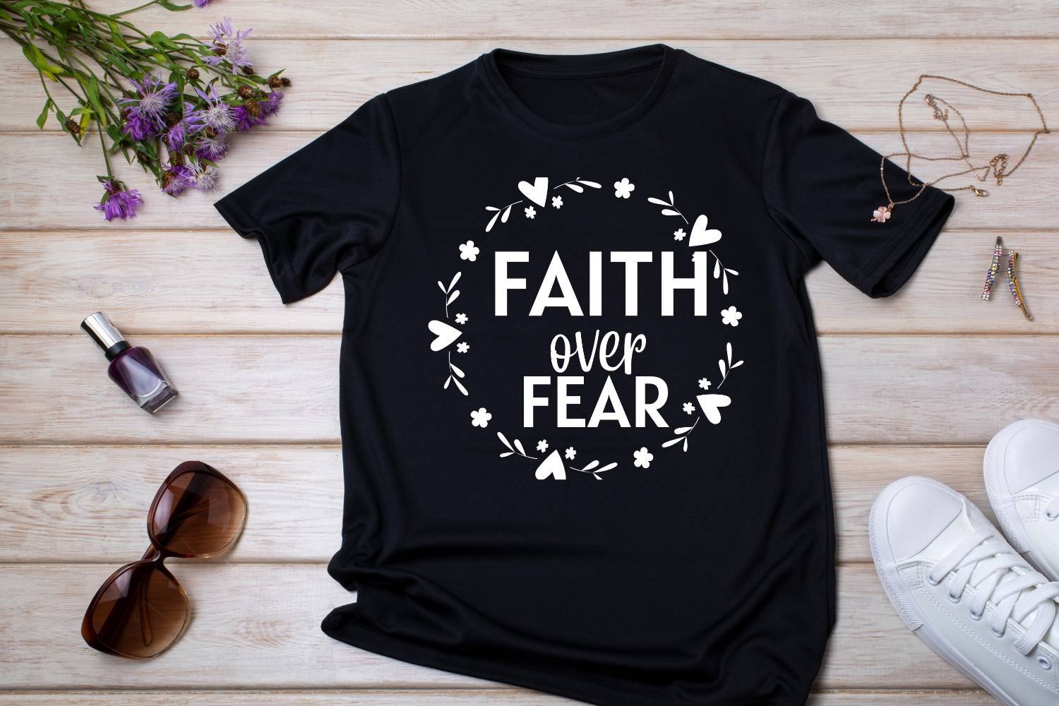 Faith Over Fear Design Print