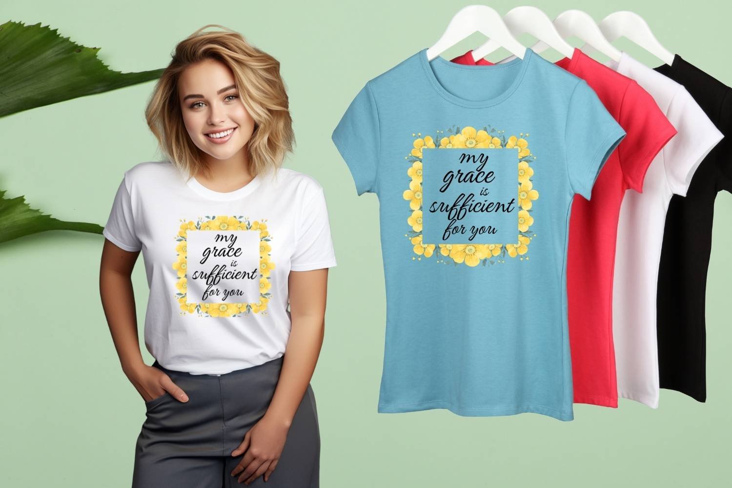 My Grace is Sufficient for You T-shirt Design