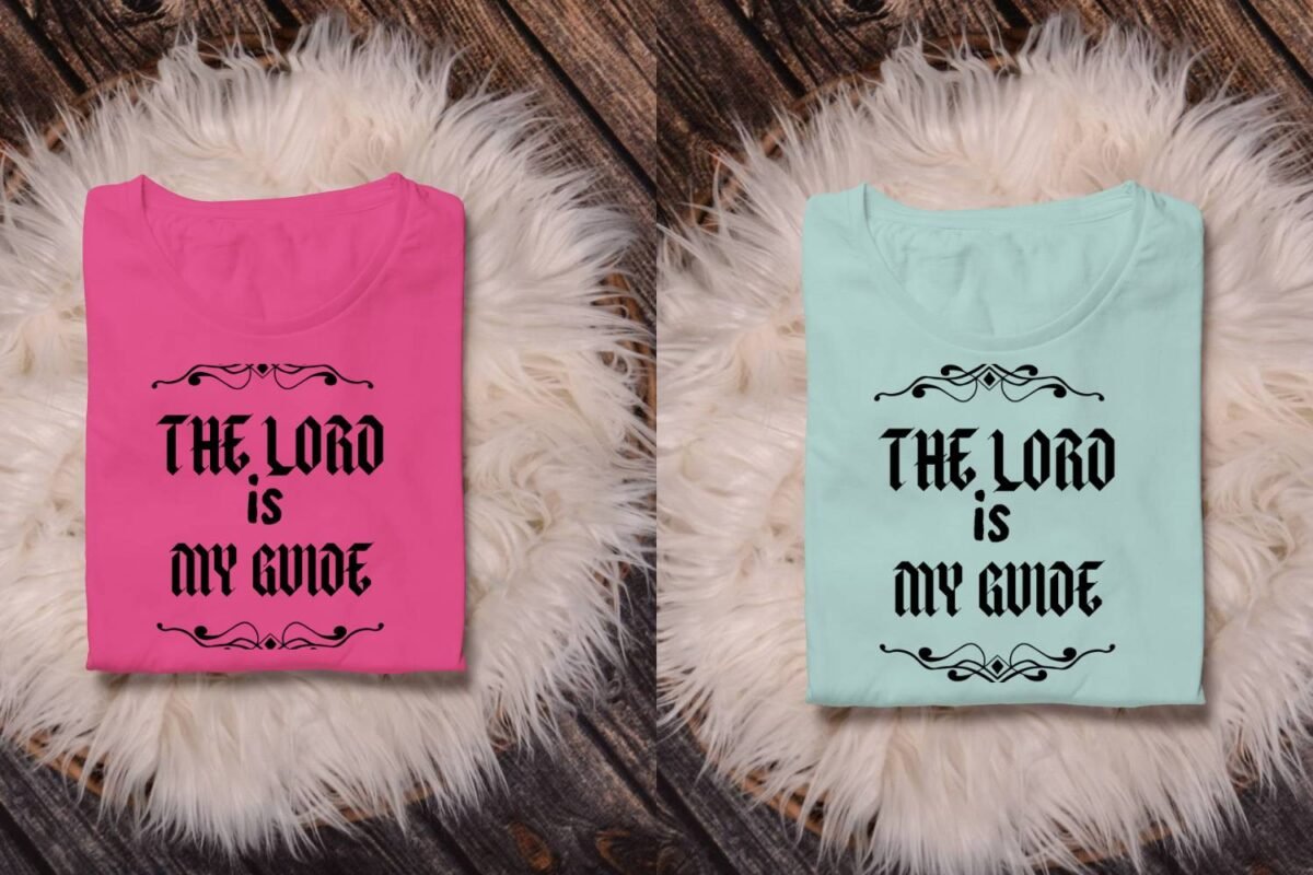 The Lord is my Guide Design Print SVG