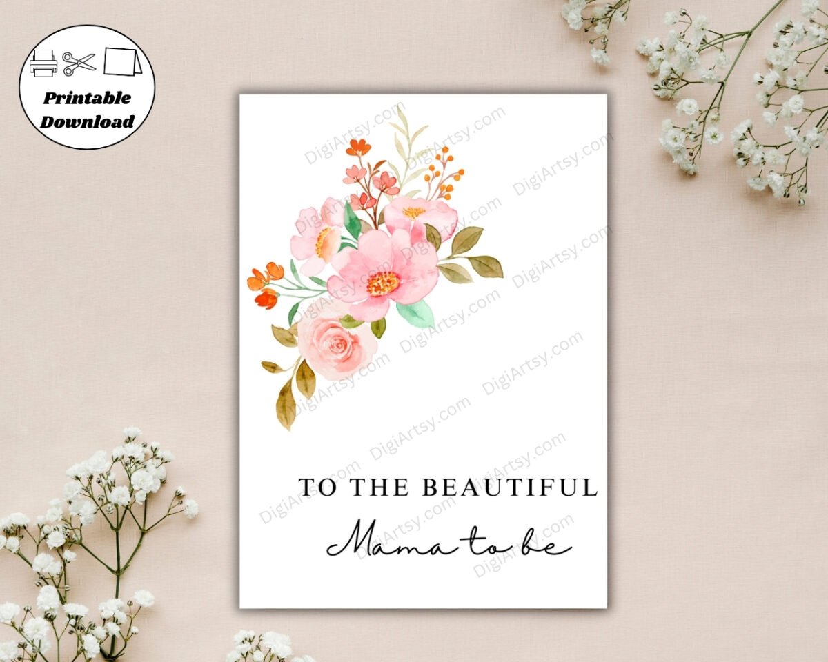 To the Beautiful Mom Printable Digital Card