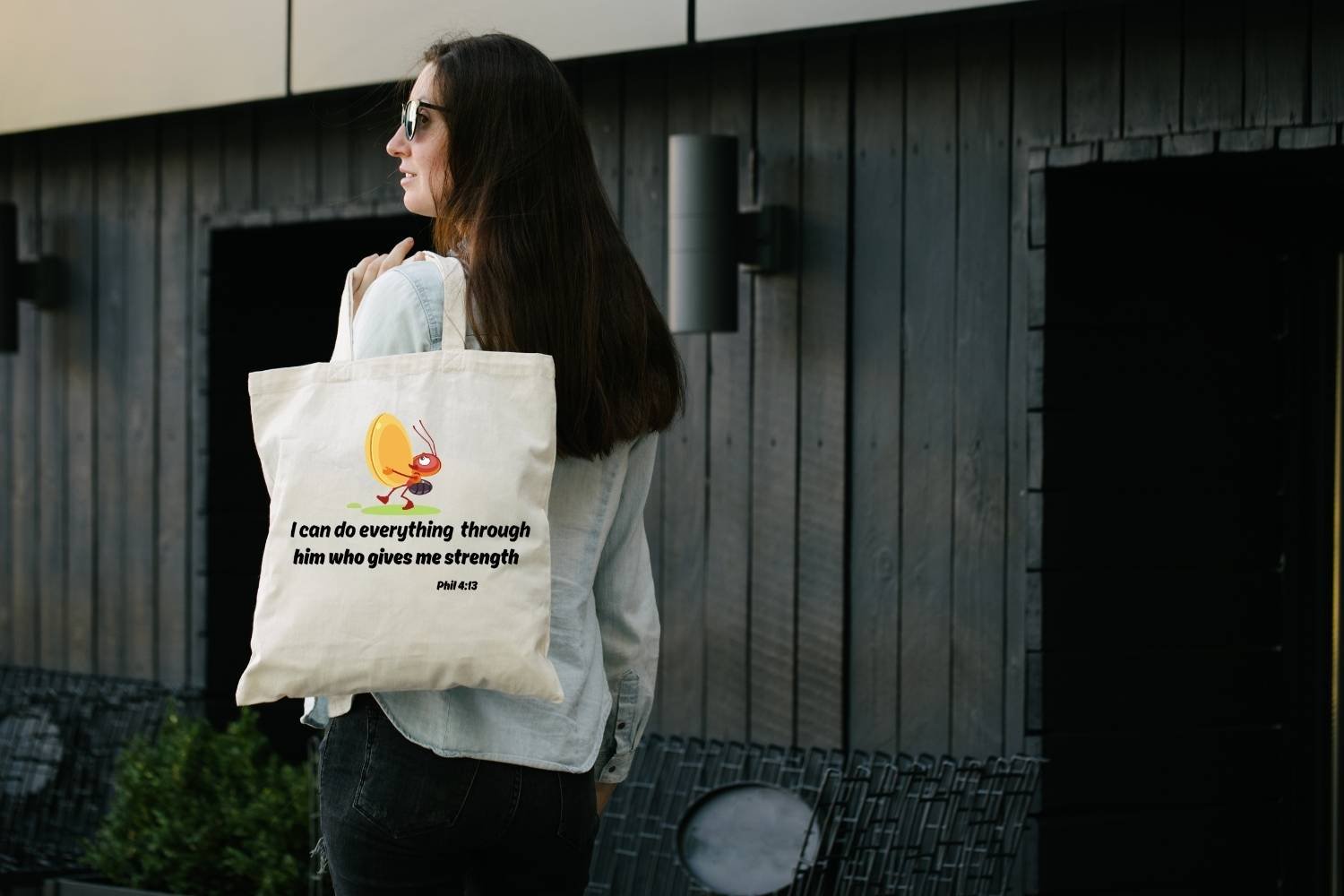 Positive Christian Tshirt Design I Can Do Everything - Image 6