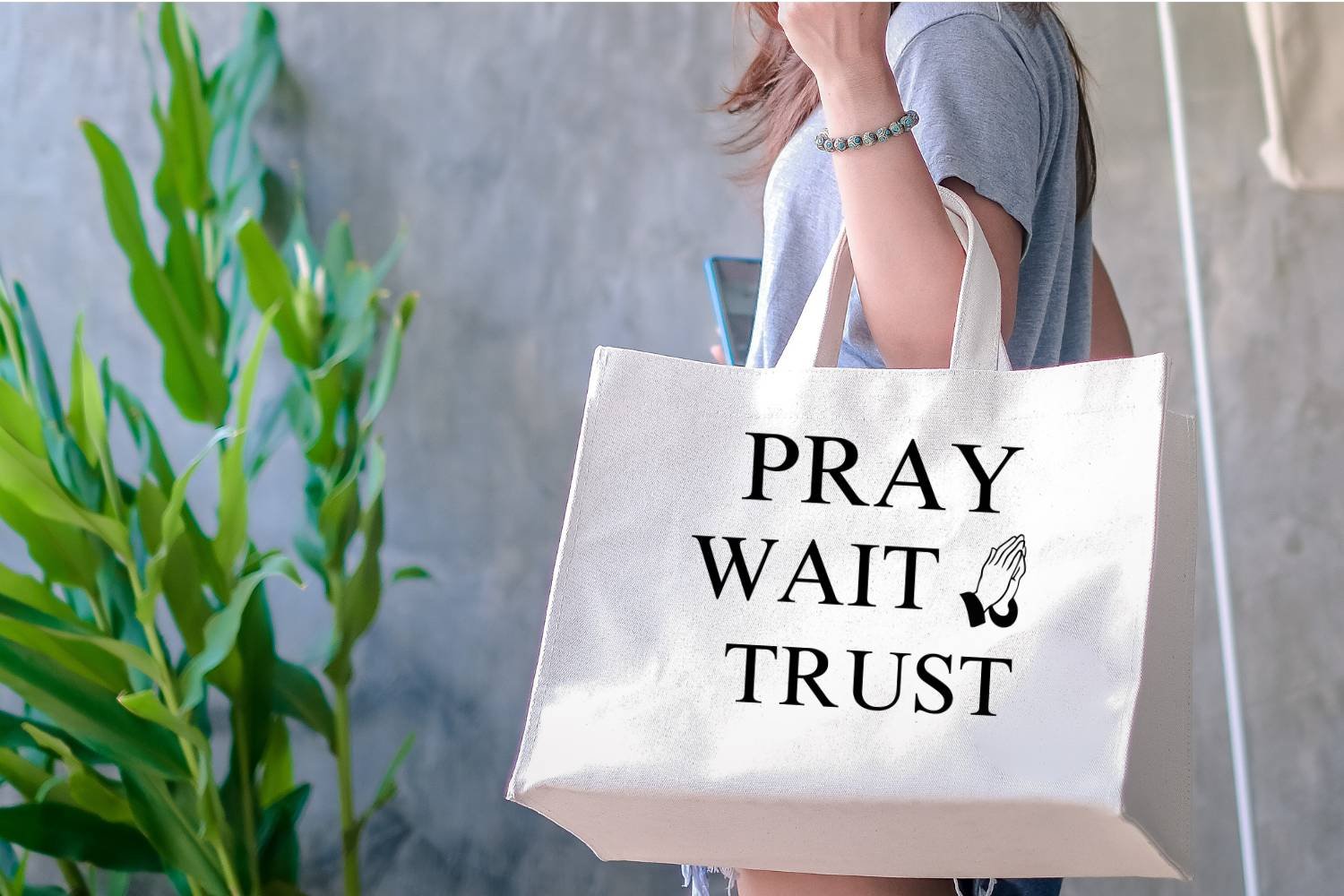 Pray Wait Trust Tshirt design SVG PNG - Image 3