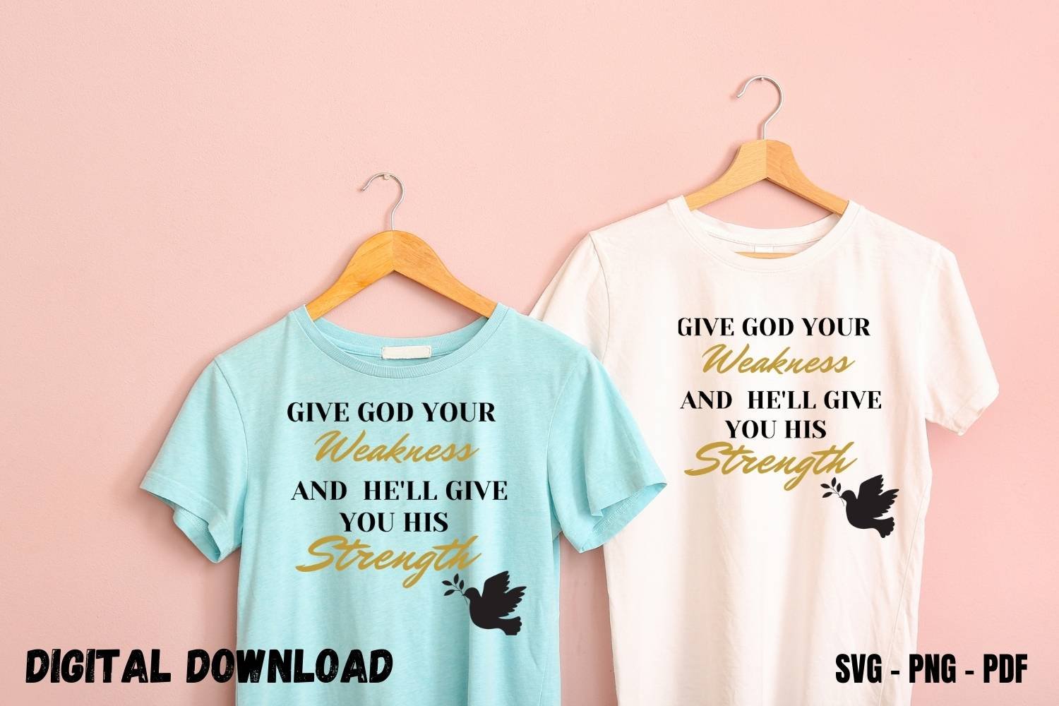 Positive Christian Tshirt Design