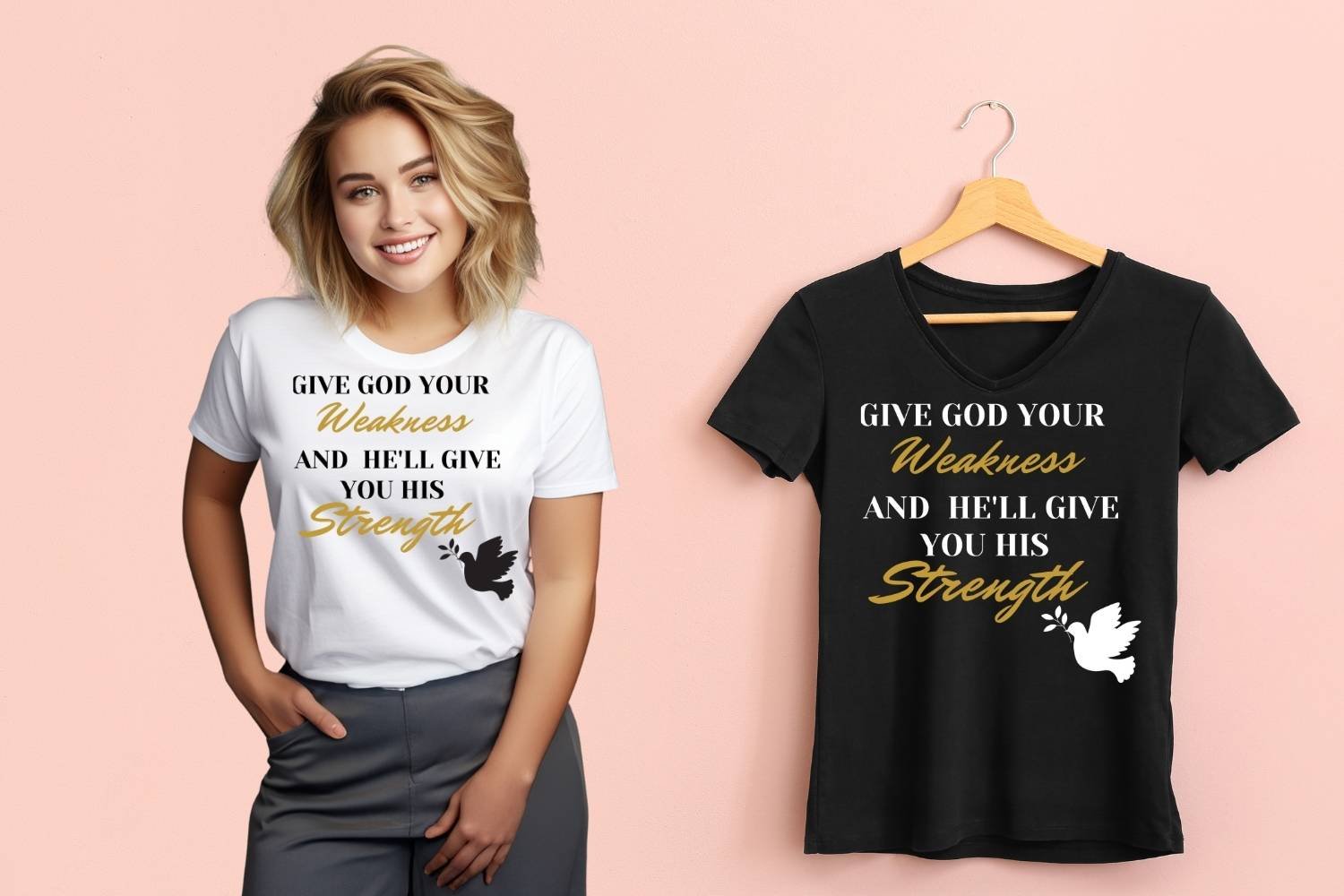 Positive Christian Tshirt Design svg