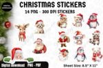 Christmas stickers for Digital planners