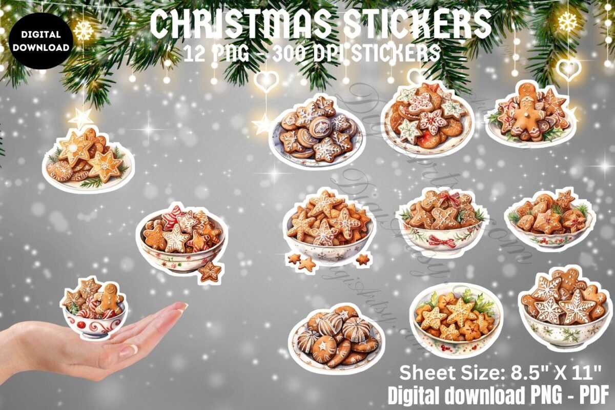 Sweet Christmas Digital Planner Stickers