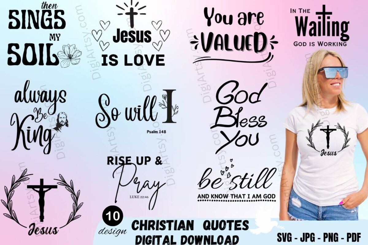 christian quotes svg