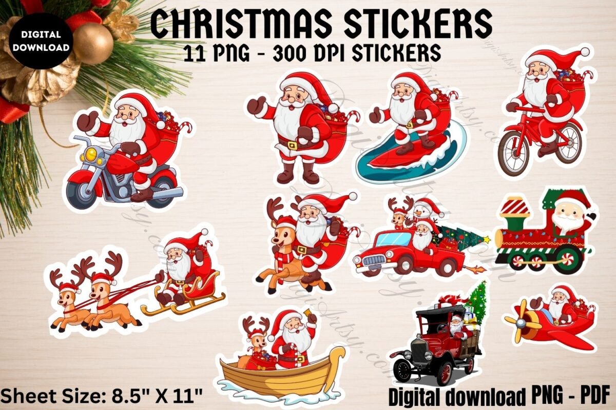 Christmas Digital Planner Sticker