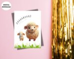 Unique Printable Dad Greeting Card for Father's Day Instant Download