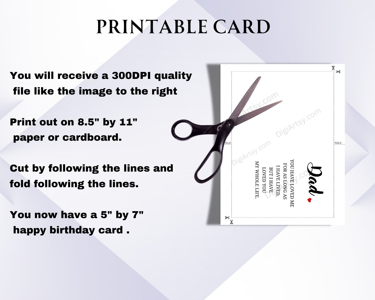 Printable Father’s Day Card