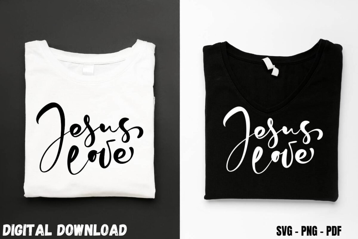 Jesus Love Design Print for MUG