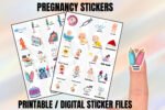 Pregnancy digital Stickers
