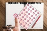 Vaccinated Printable Sticker for Digital Planner