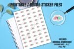 GYM Printable Planner Stickers for Fitness