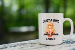 Anime Mug Design SVG PNG