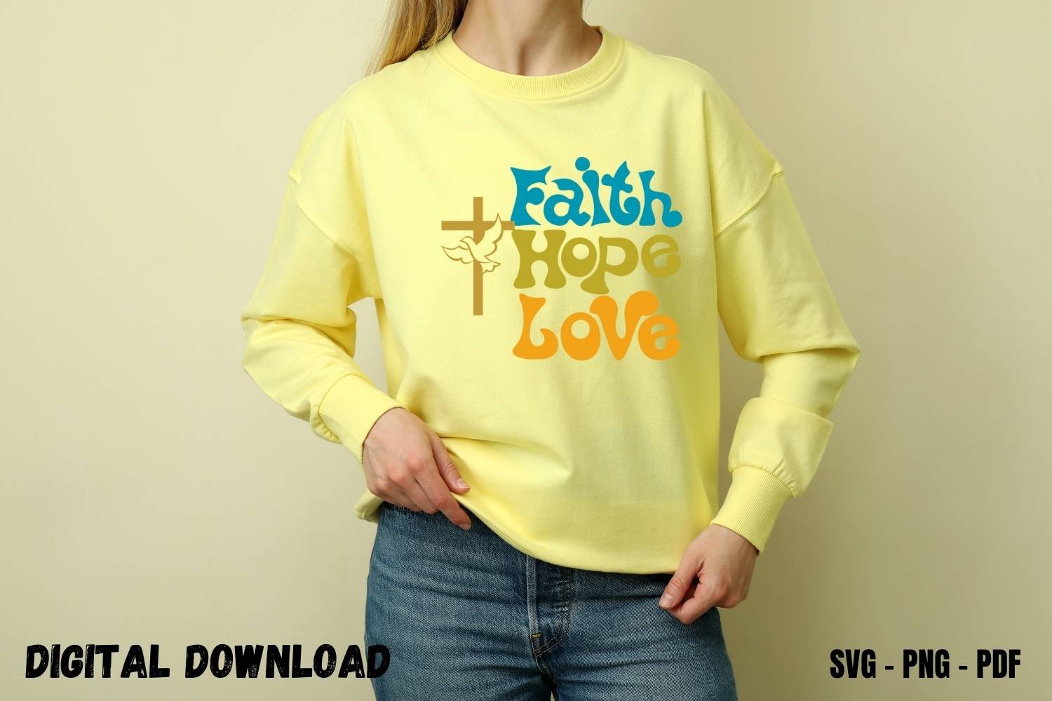Positive Christian Tshirt Design