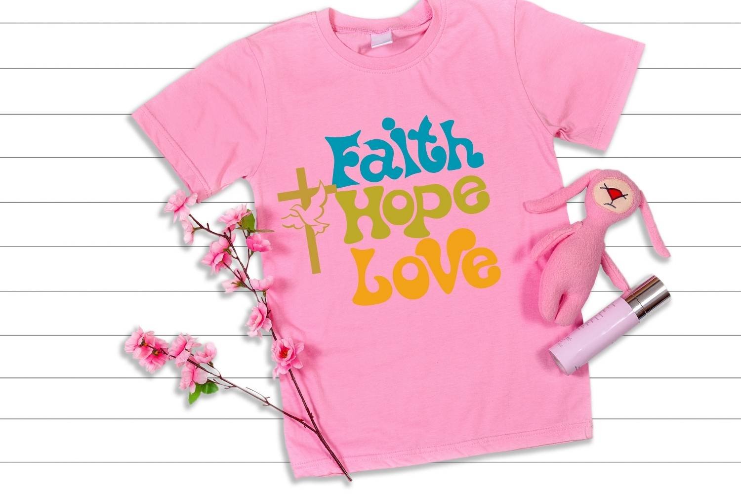 Faith Hope Love Design Print