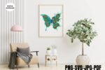 Watercolor Butterfly Clipart