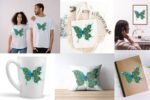 Adorable Watercolor Butterfly Clipart