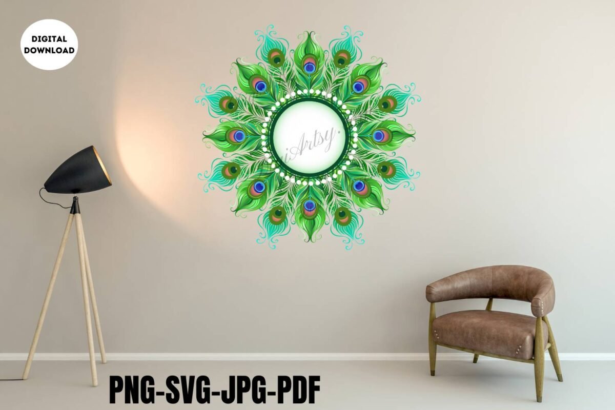 Peacock Feather Clipart