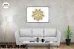 Watercolor Mandala Art Design Clipart