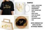 Gold letters clipart