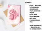 Watercolor Flowers Elements PNG