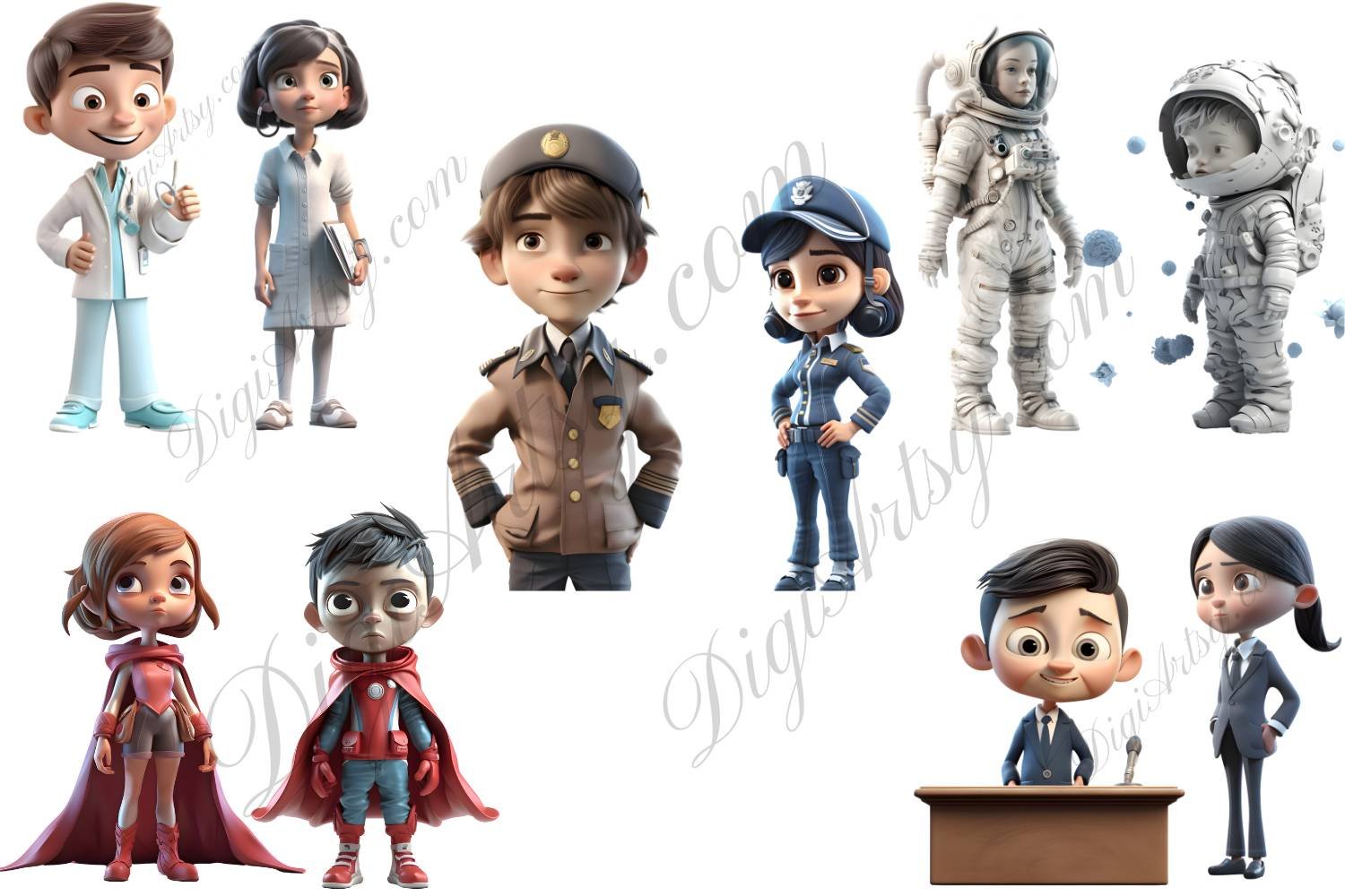 Kid Occupation Clipart