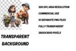 Kid Cartoon print