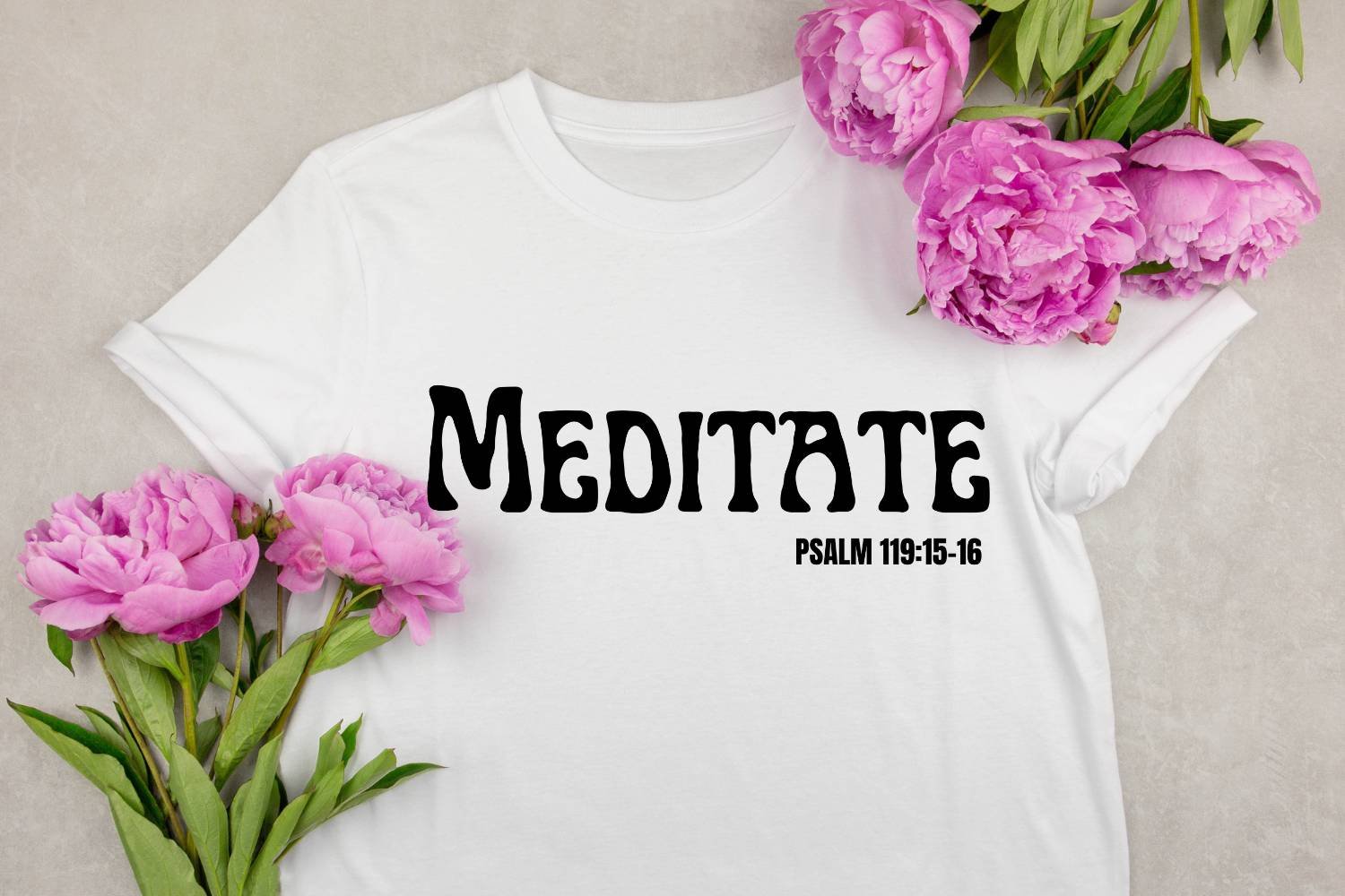 Meditate Design Print for Tshirt MUG