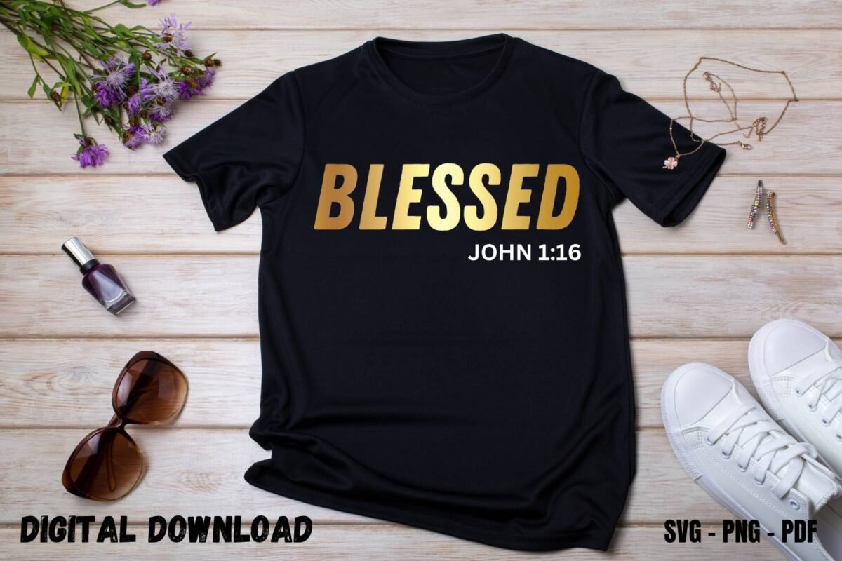 Blessed Design Print for Tshirt MUG