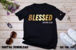Blessed Design Print for Tshirt MUG