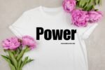 Positive Christian Tshirt Design Power svg
