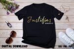 Bible Versus Tshirt Print SVG Justifies