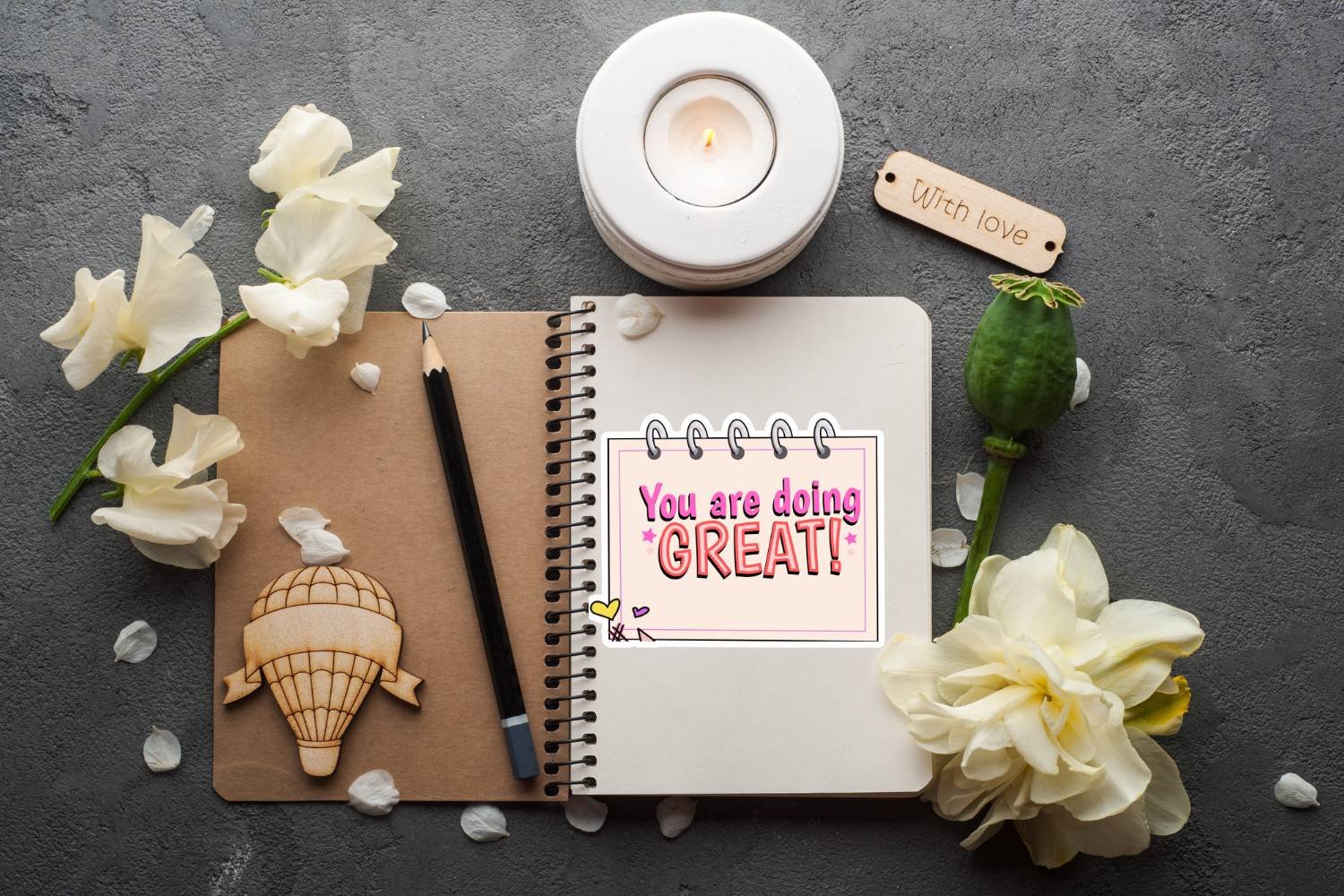 inspirational sticky notes stickers