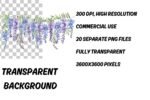 Seamless flower border