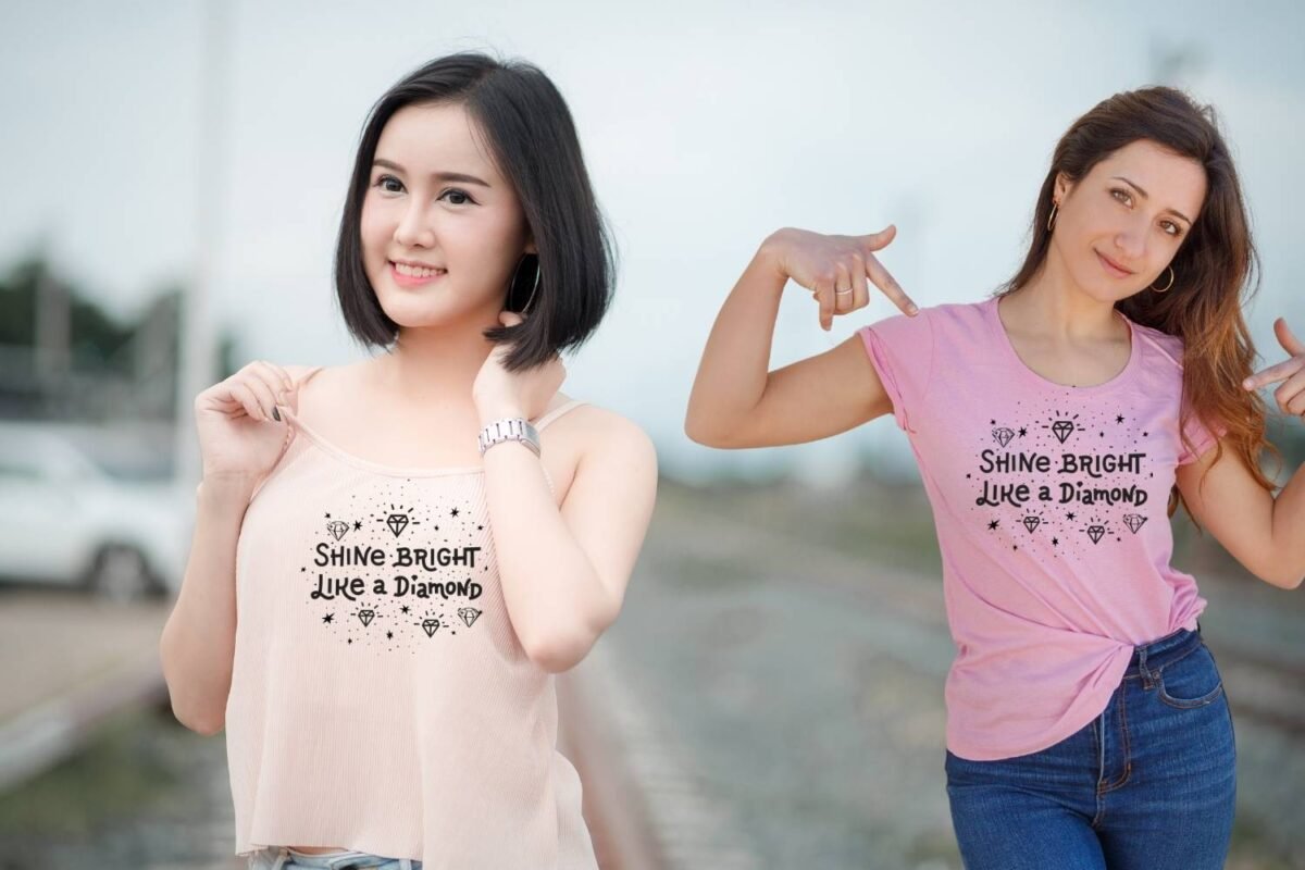 Positive T-shirt Design Print