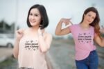 Positive T-shirt Design Print