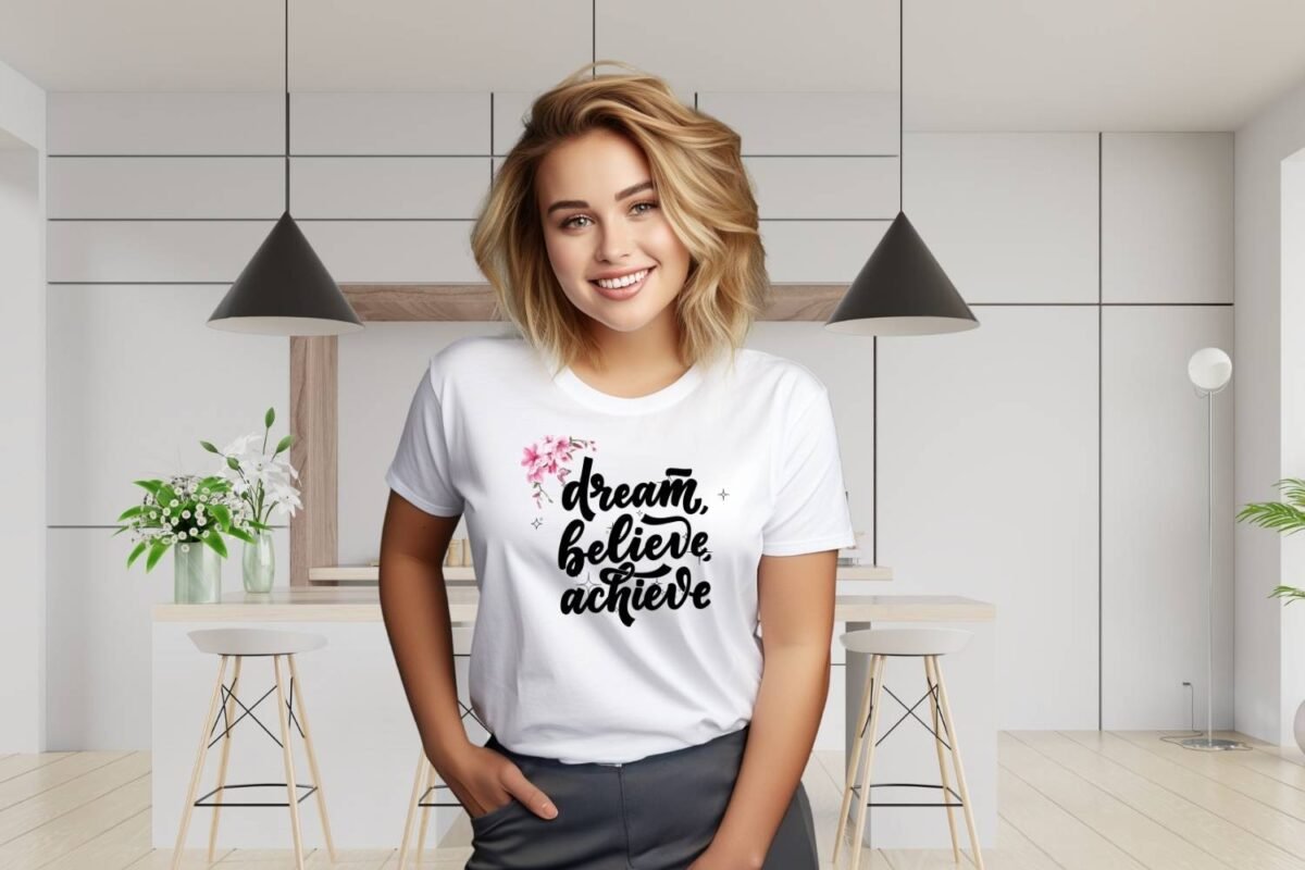 Motivational T-shirt Design Print