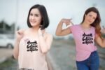 Positive T-shirt Design Print