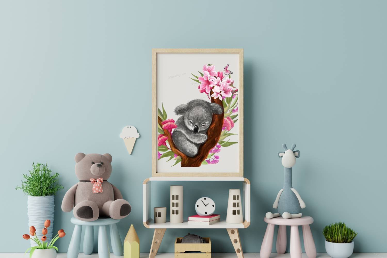 Watercolor Safari Animal