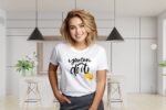 Positive Quote T-shirt Design Print