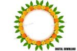 Marigold Flower Ring clipart