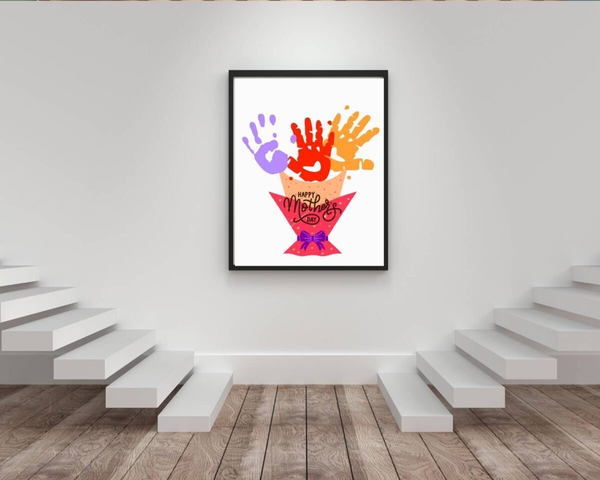 Mothers Day Handprint Print