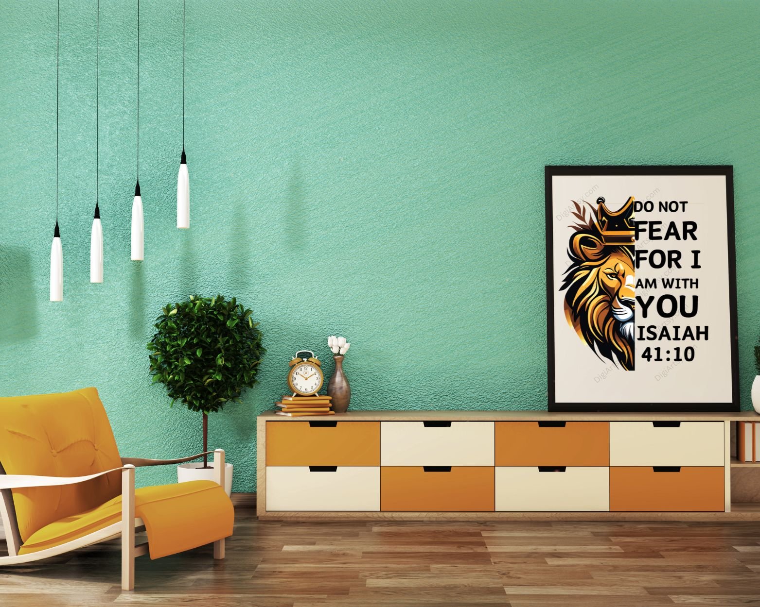 Bible verse Art Print