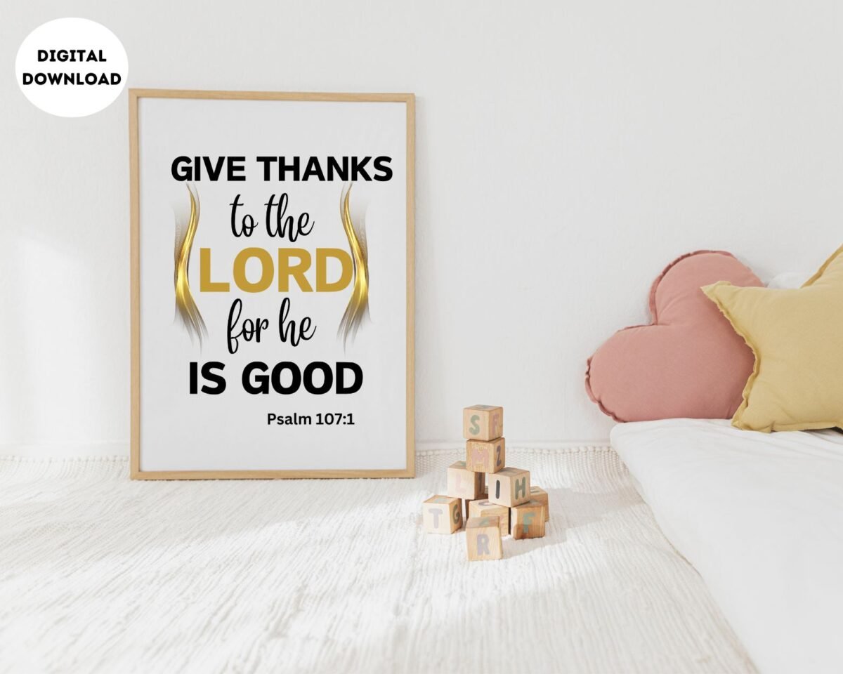Christian Gallery Wall Art for Gratitude