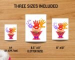 Mother's day handprint art craft