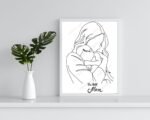 Mom and Child Art Print
