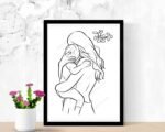 om and Child Art Print